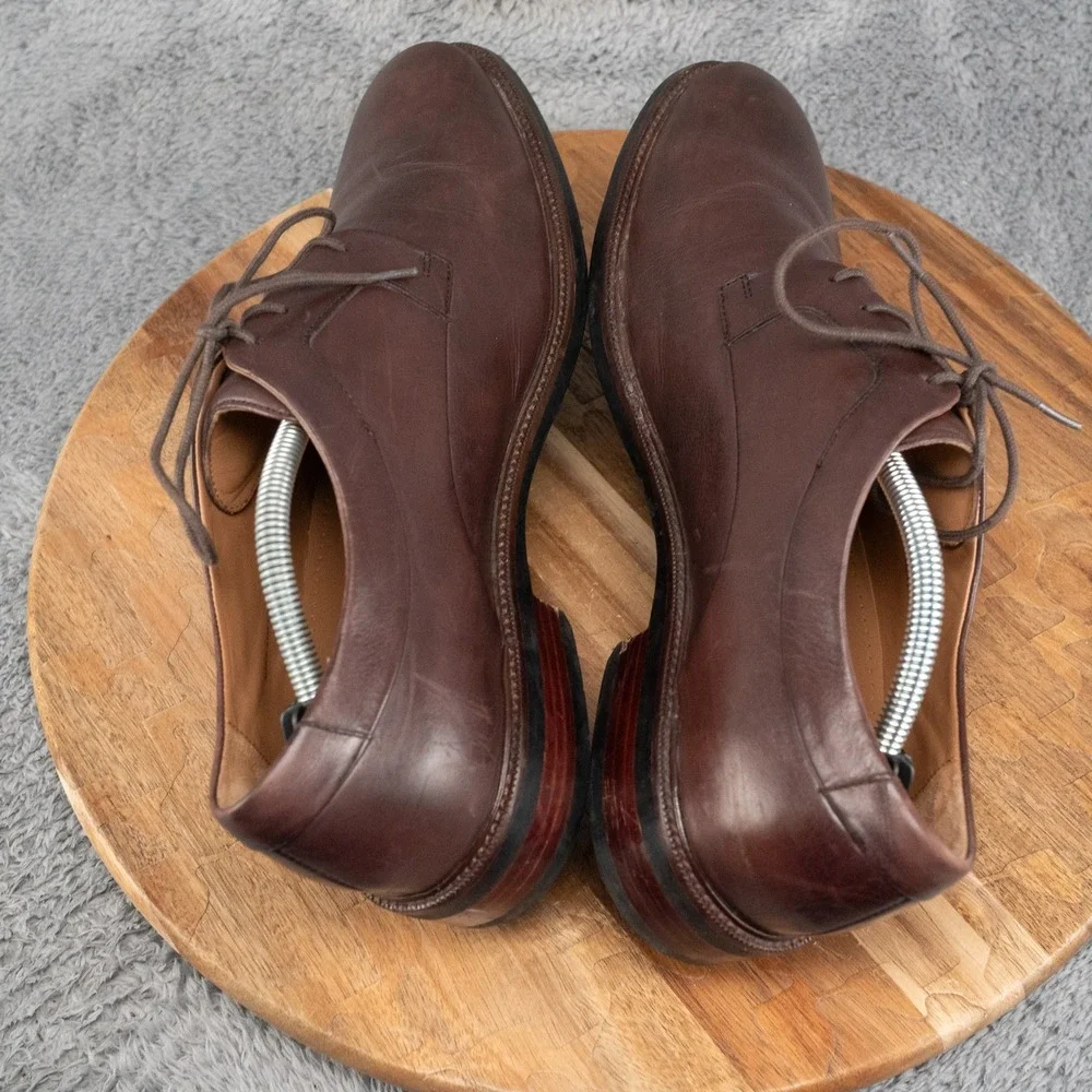 Cole Haan Mens 11 M Grand OS Oxford Brown Dress Shoes Plain Toe